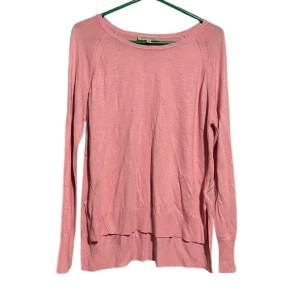 Philosophy Pink Long Sleeve Sweater LARGE - Picture 1 of 6
